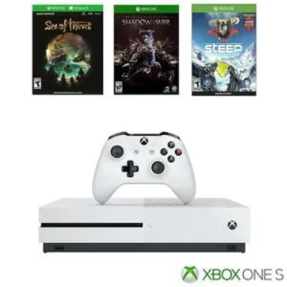 [MarketPlace] Console Xbox One S 1TB + 1 Controle + 3 Jogos - 46541_PRD