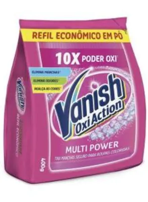 Tira Manchas em Pó Vanish Oxi Action Pink, 400g - R$8