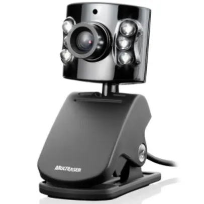 Webcam 5MP com Flash LED e Microfone Embutido WC040 MULTILASER