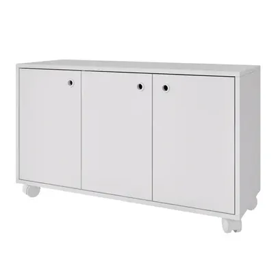 Armário 3 portas BHO 25-06 Branco BRV Móveis - Branco