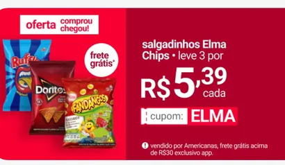 Seleção Salgadinhos Elma Chips 