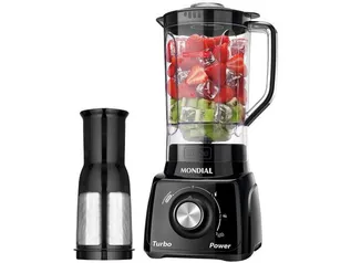 Liquidificador Mondial Turbo 3 Velocidades 500W Preto