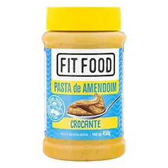 Pasta de Amendoim Crocante Fit Food 450g