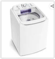 Lavadora de Roupas Electrolux LAC13, 13Kg, 12 programas, Branca 220v R$ 1084