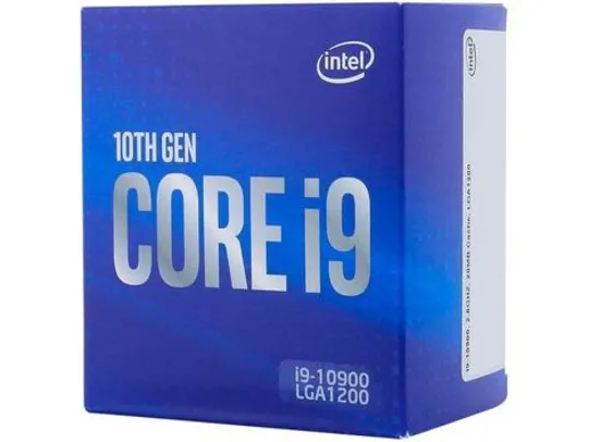 Processador Intel Core i9-10900, Cache 20MB, 2.80 GHz (5.3GHz Max Turbo) | R$2165
