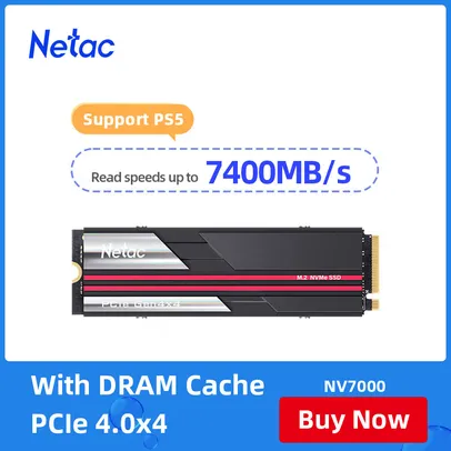 SSD NVME Netac NV7000 Gen4 7200/6850MB/s 1TB 