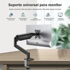 [BR/APP] Suporte Articulado para Monitor de 14 a 32 Polegadas Suporta até 10KG