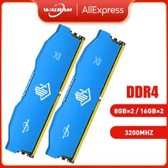 Walram Memoria Ram Ddr4 Ram 8gb Pc Desktop Memory 2x8gb 16gb 3200mhz Dimm With Heats