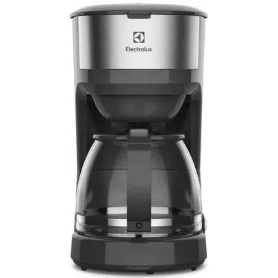 REEMBALADO: Cafeteira Elétrica Electrolux Efficient ECM20 30 Xícaras Aço Inox/Preto - 220V - 220V