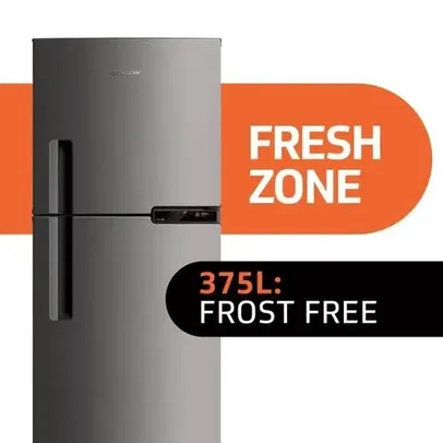 [Cashback Pelando R$ 2673] Geladeira/Refrigerador Brastemp Frost Free BRM44 375 Litros - Evox - 110v