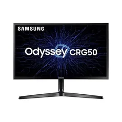 Monitor Gamer Samsung Odyssey 23.5" LED Curvo 144 Hz Full HD FreeSync HDMI/DisplayPort - LC24RG50FZLMZD