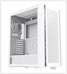 Gabinete Gamer Montech Air 1000 LITE, Mid Tower, Vidro Temperado, White, ATX, Sem Fonte, Com 3 Fans