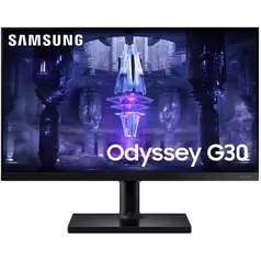 Monitor Gamer Samsung Odyssey G3 24 LED Full HD, 144Hz, 1ms, HDMI e DisplayPort, FreeSync Premium, Ajuste de Altura, VESA - LS24BG300ELMZD