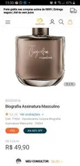 [Perfume] Biografia Assinatura Masculino R$50