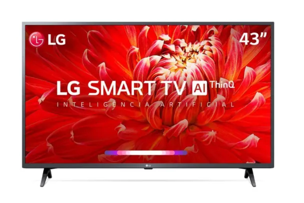 SmartTV LG 43" Full HD 43LM6370 WiFi Bluetooth HDR ThinQAI 