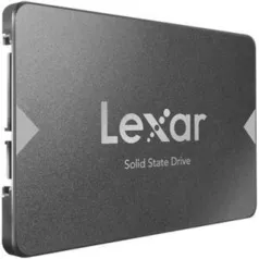 SSD Lexar NS100, 256GB, SATA, Leitura 520MB/s - LNS100-256RBNA