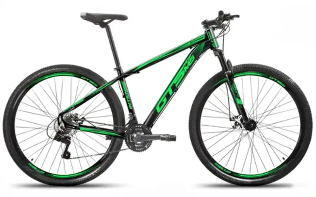 Bicicleta Aro 29 Gts Prom5 Intense Freio A Disco 21 Marchas