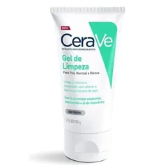 CeraVe, Gel de Limpeza Facial para pele oleosa, com Ácido Hialurônico e Niacinamida, 150g