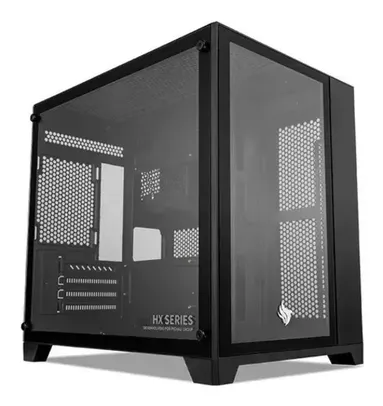 Gabinete Gamer Pichau HX710L - Micro ATX - Mid Tower - Preto