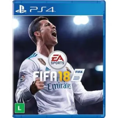 FIFA 18  (PS4) - R$ 72