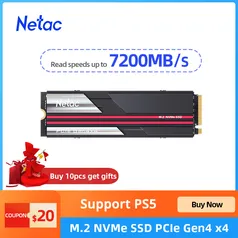 SSD Netac NV7000 1TB PCie Gen4 7200mb/s