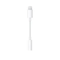 [CC Elo] Apple Adaptador de Lightning para conector de fones de ouvido de 3,5 mm (MMX62BZ/A) | R$45