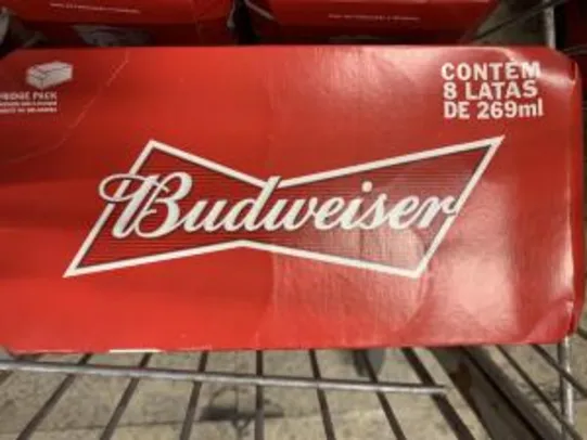 [São Paulo] Cerveja Budweiser lata 269ml no Extra - R$2