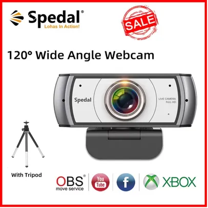 Webcam Spedal C920 PRO 1080p + Brinde | R$146
