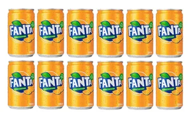 [Bug] Refrigerante Lata Fanta Laranja 12 Unidades - 220ml