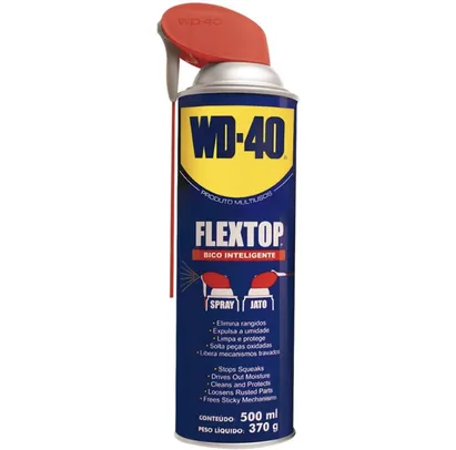 Antiferrugem WD40 Lubrificante Flextop Spray 500ml | R$30