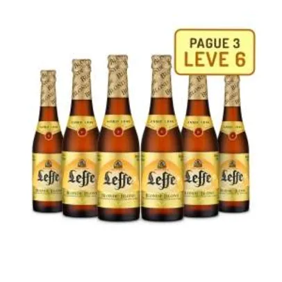 Saindo por R$ 4: [Emporio da Cerveja] LEFFE BLONDE 330ML Compre 3 e leve 6 . Cada uma por R$ 4 | Pelando