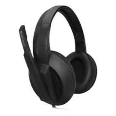 Headset Multilaser Office, P3, Stereo, Drivers 40mm, Black, PH373 - Open Box