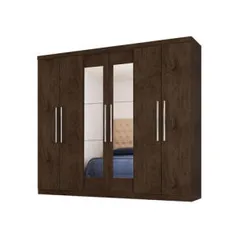 Guarda Roupa 06 portas 04 gavetas Araplac Móveis imbuia | R4 695