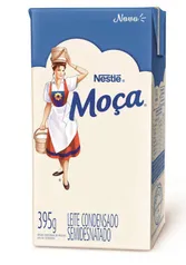 [Regioes selecionadas] Leite semidesnatado Moça tetrapak 395g - R$ 2,89