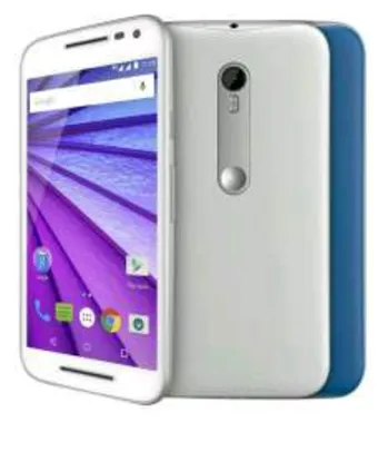 [Walmart] Smartphone Motorola Moto G 3ª geração Colors XT1550 Branco Dual Chip Android Lollipop 4G 16GB - R$ 750