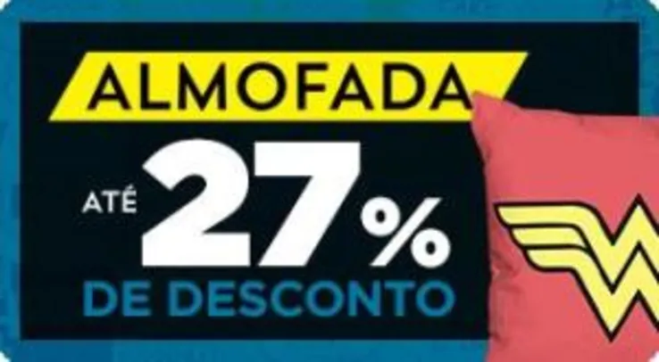 27% OFF em almofadas DC Comics Oficial