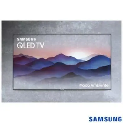 Smart TV 4K Samsung Q7FN 2018 UHD 55” com Modo ambiente, One Connect, PVR estendido e Wi-Fi - R$4499