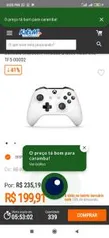 Controle Microsoft Xbox One Branco (Wireless/Bluetooth) | R$200