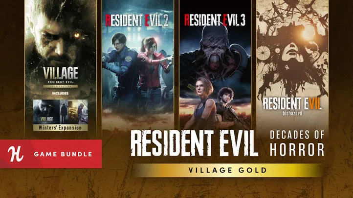 11 Jogos Resident Evil, incluíndo Village Gold