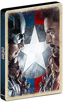 Capitão América: Guerra Civil - Steelbook [Blu-Ray] - R$40