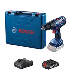 Parafusadeira e Furadeira de Impacto de ½ Bosch GSB 180-LI, 18V, com 1 bateria , 1 carregador bivolt e 1 maleta