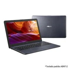 Notebook Asus Vivobook X543UA-GQ3430 Intel Core i3-7020U 4G 256GB SSD Tela 15,6" Endless Os - Cinza Escuro