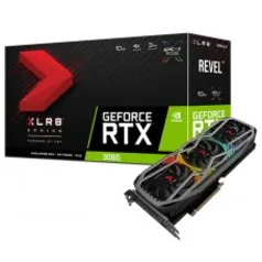 Placa de Vídeo PNY NVIDIA Geforce RTX 3080 XLR8 Gaming Revel Epic-X Triple Fan, LHR, 10GB, GDDR6X, DLSS, Ray Tracing, VCG308010LTFXPPB