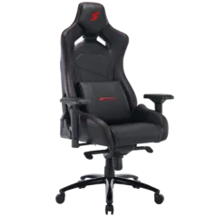 Cadeira Gamer SuperFrame Epic, Reclinável, 4D Preto e Vermelho