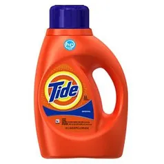 Tide Original HE Turbo Clean 1,47 Litros - Lava Roupas Líquido de Alta Eficiência - R$59