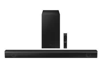 Soundbar Samsung HW-B555, com 2.1 canais, Bluetooth e Subwoofer sem fio Preto