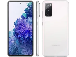(APP+Cartão Magalu) Smartphone Samsung Galaxy S20 FE 128GB Cloud White - 4G 6GB RAM Tela 6,5” Câm. Tripla + Selfie 32MP
