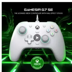Controle c/ Fio Gamesir G7 SE c/ Hall Effect p/ Xbox Series S, X, One, Windows 10 e 11