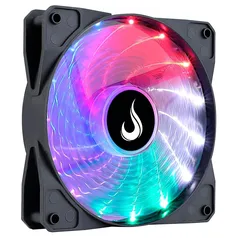 Cooler Fan Rise Mode Wind, Rainbow, 120mm, Preto - RM-WN-02-RGB