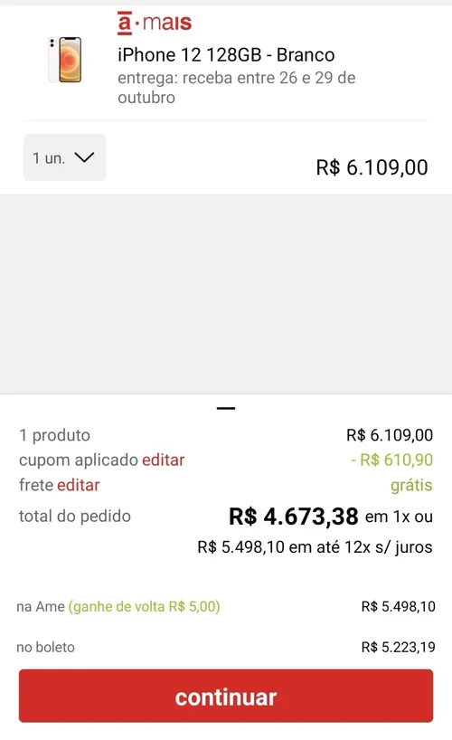 Imagen na descrição da promoção